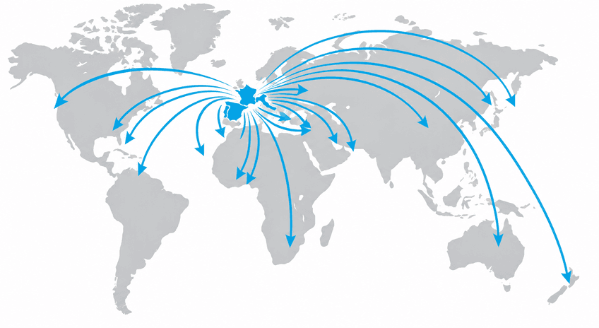 BMI presence in more than 80 countries